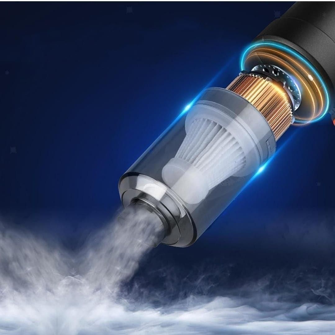 Portable Wireless Vacuum Suction Cleaner & Air Duster – Compact Handheld Dust Cleaner for Car, Keyboard & Home