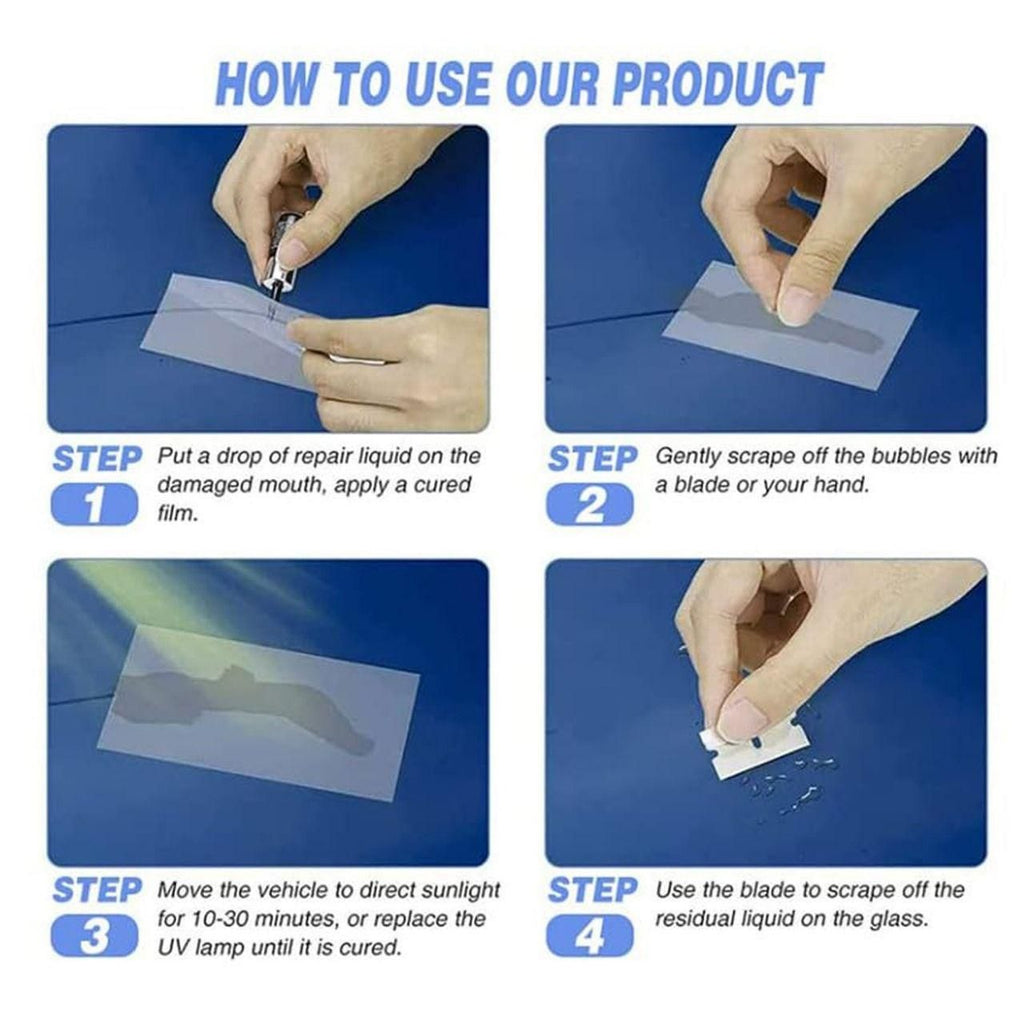 Glass Repair Kit Pack